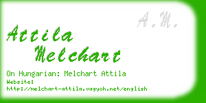 attila melchart business card